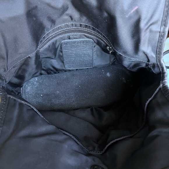 BRIGHTON Red Calf Hair and Black Leather Trim  Shoulder Bag Purse - Picture 9 of 15